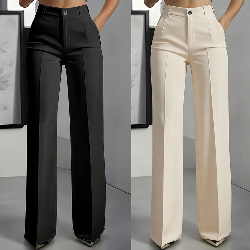 Julia | Damenhose mit hohem Bund und feinem Design