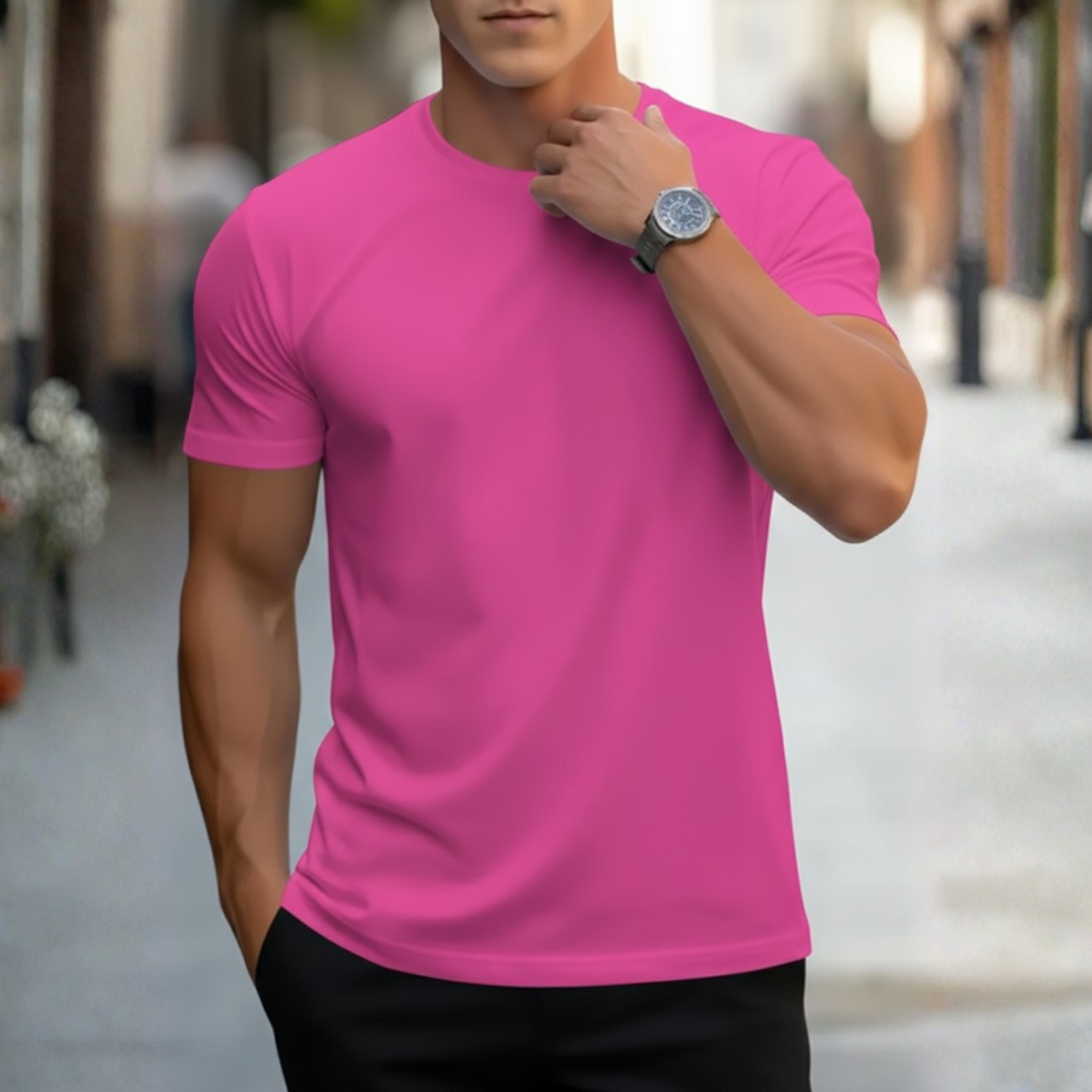 Fabian | Herren Rundhals T-Shirt Slim Fit Kurzarm