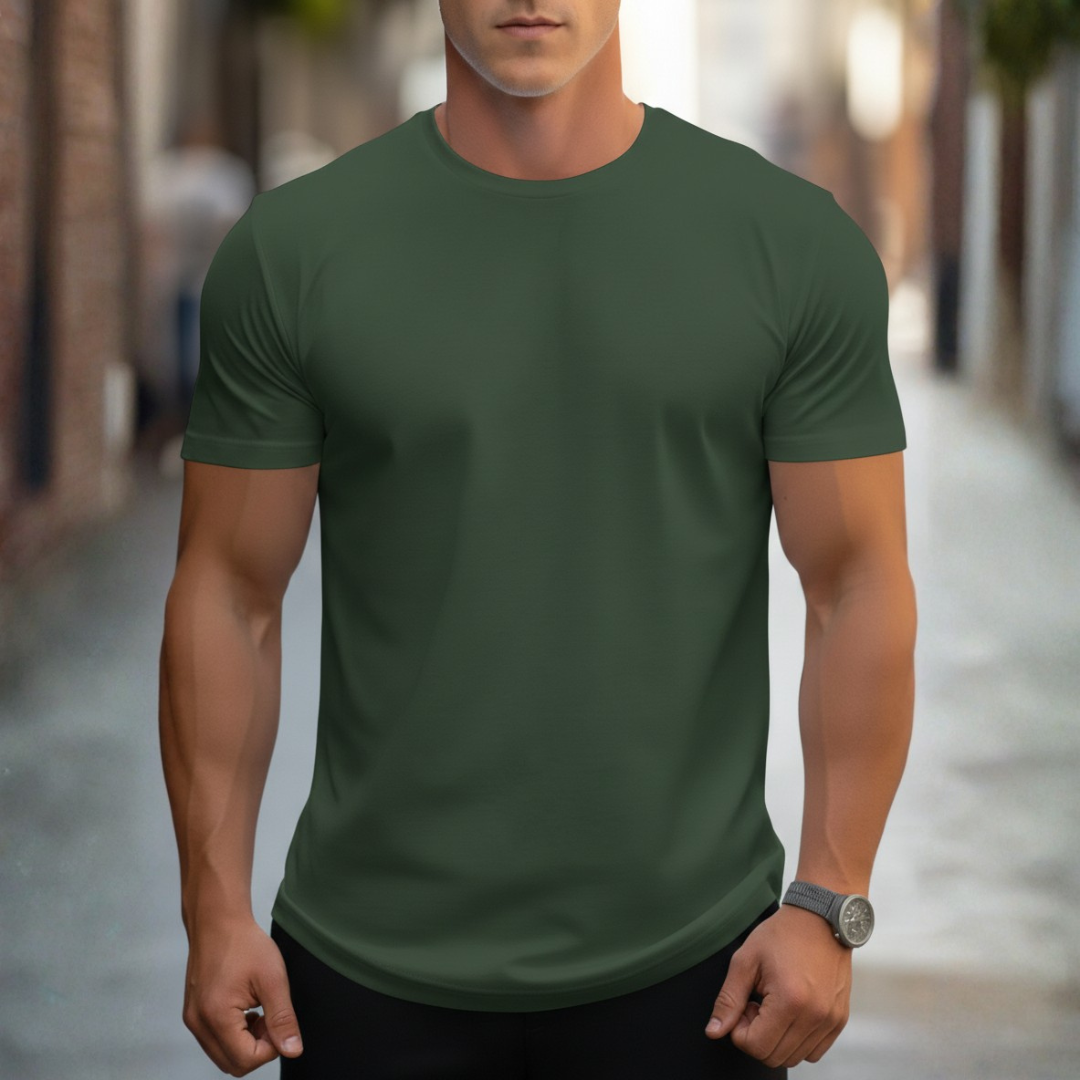 Fabian | Herren Rundhals T-Shirt Slim Fit Kurzarm