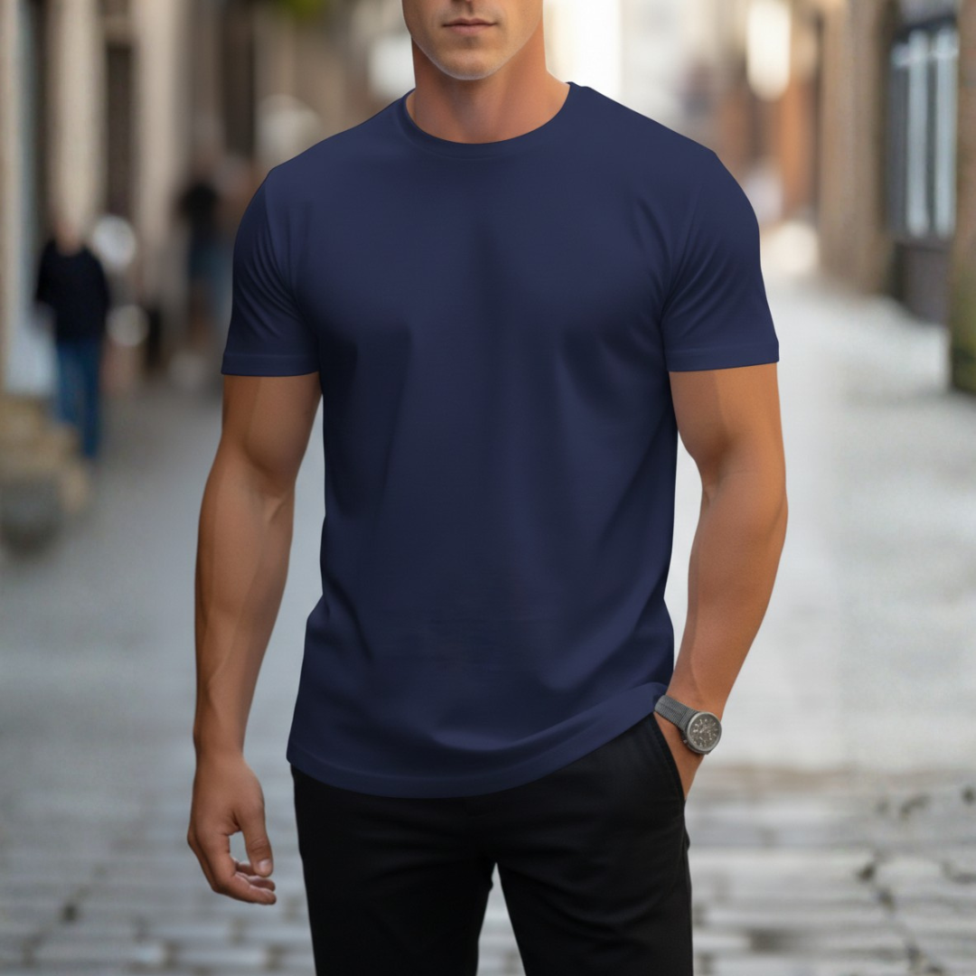 Fabian | Herren Rundhals T-Shirt Slim Fit Kurzarm