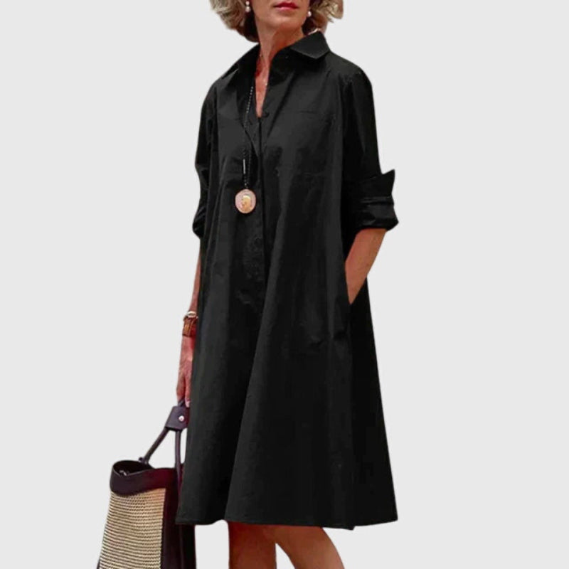 Oshadi - Elegantes Mini Kleid Mit Tasche