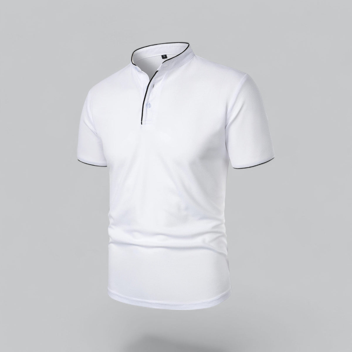 Fionn | Herren Poloshirt mit Stehkragen Kurzarm