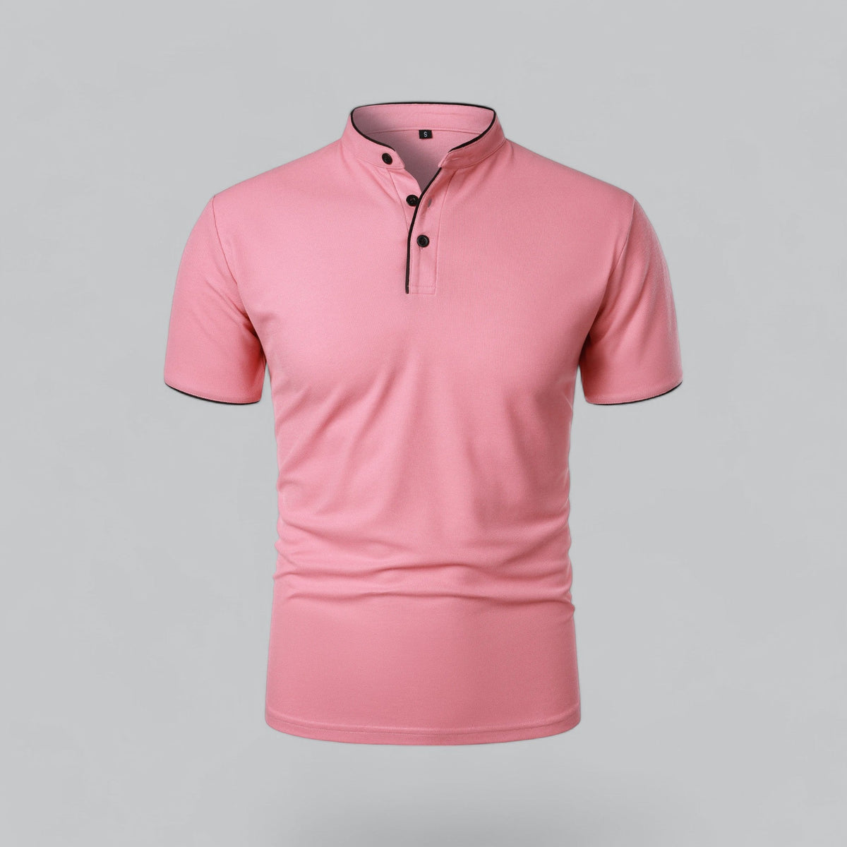 Fionn | Herren Poloshirt mit Stehkragen Kurzarm
