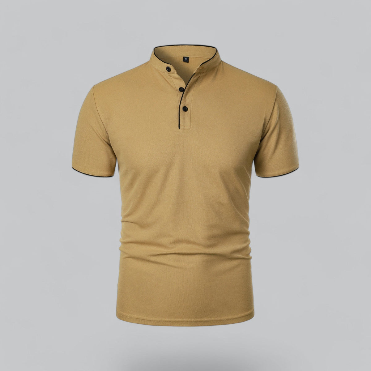 Fionn | Herren Poloshirt mit Stehkragen Kurzarm