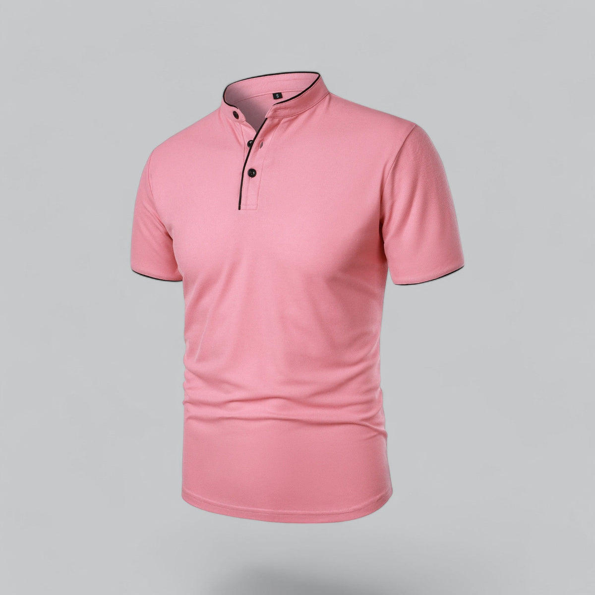 Fionn | Herren Poloshirt mit Stehkragen Kurzarm