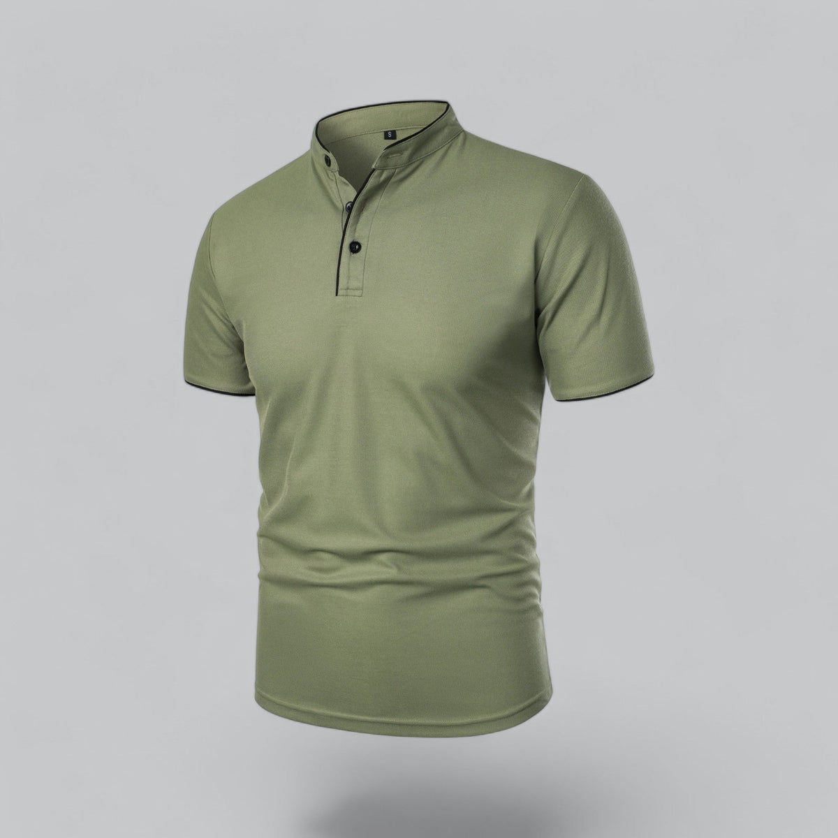 Fionn | Herren Poloshirt mit Stehkragen Kurzarm