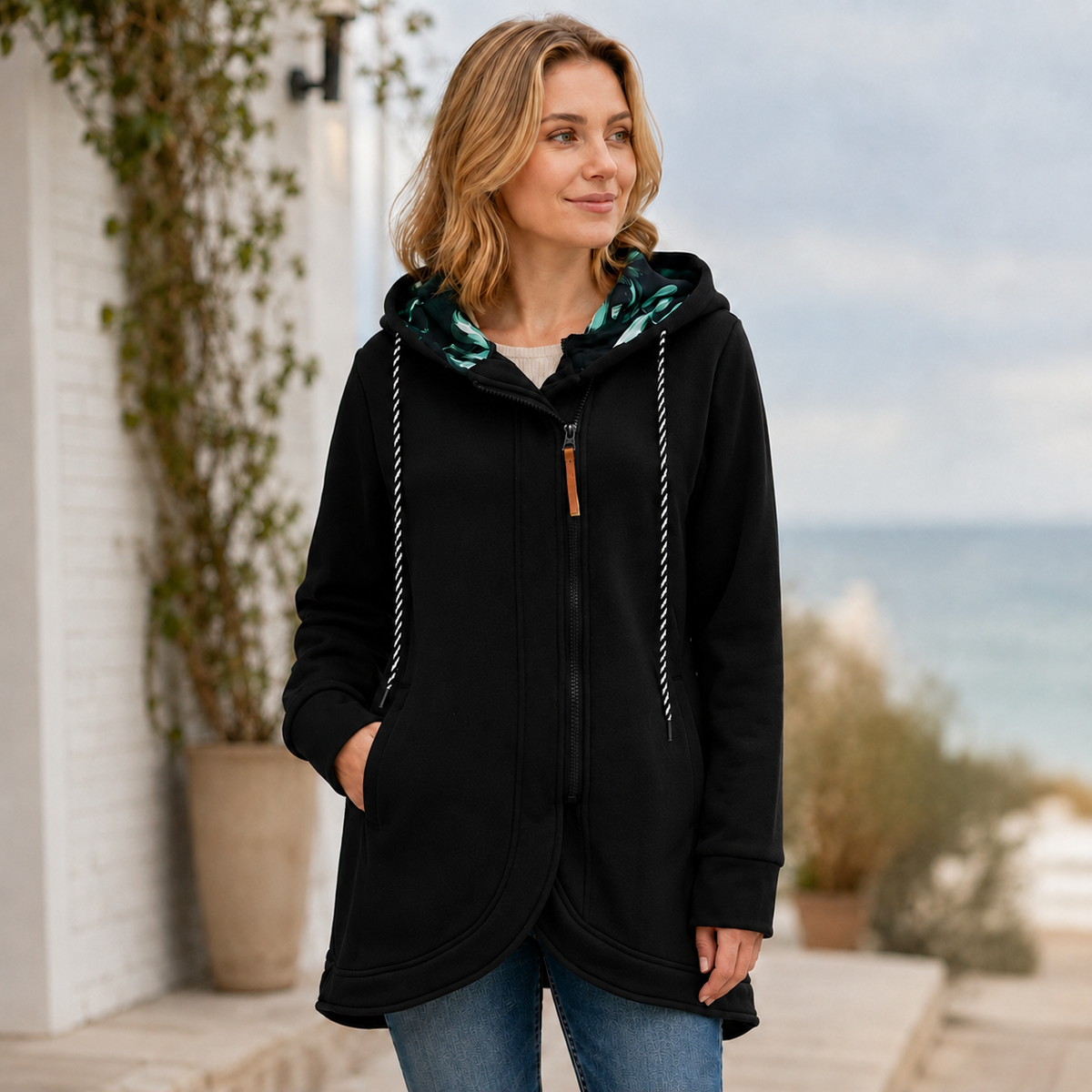 Florentine | Damen Wasserdichte Jacke Mit Kapuze Und Schutz Vor Regen