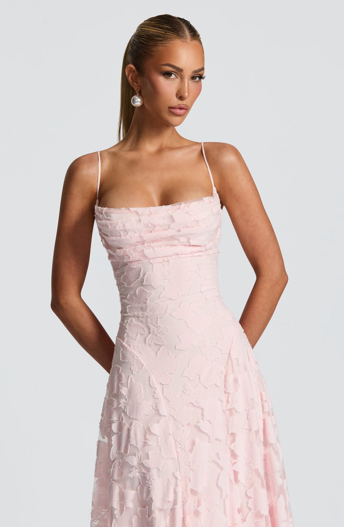 Melanie | Damen Maxikleid Fließend Elegant Zeitlos Sommer