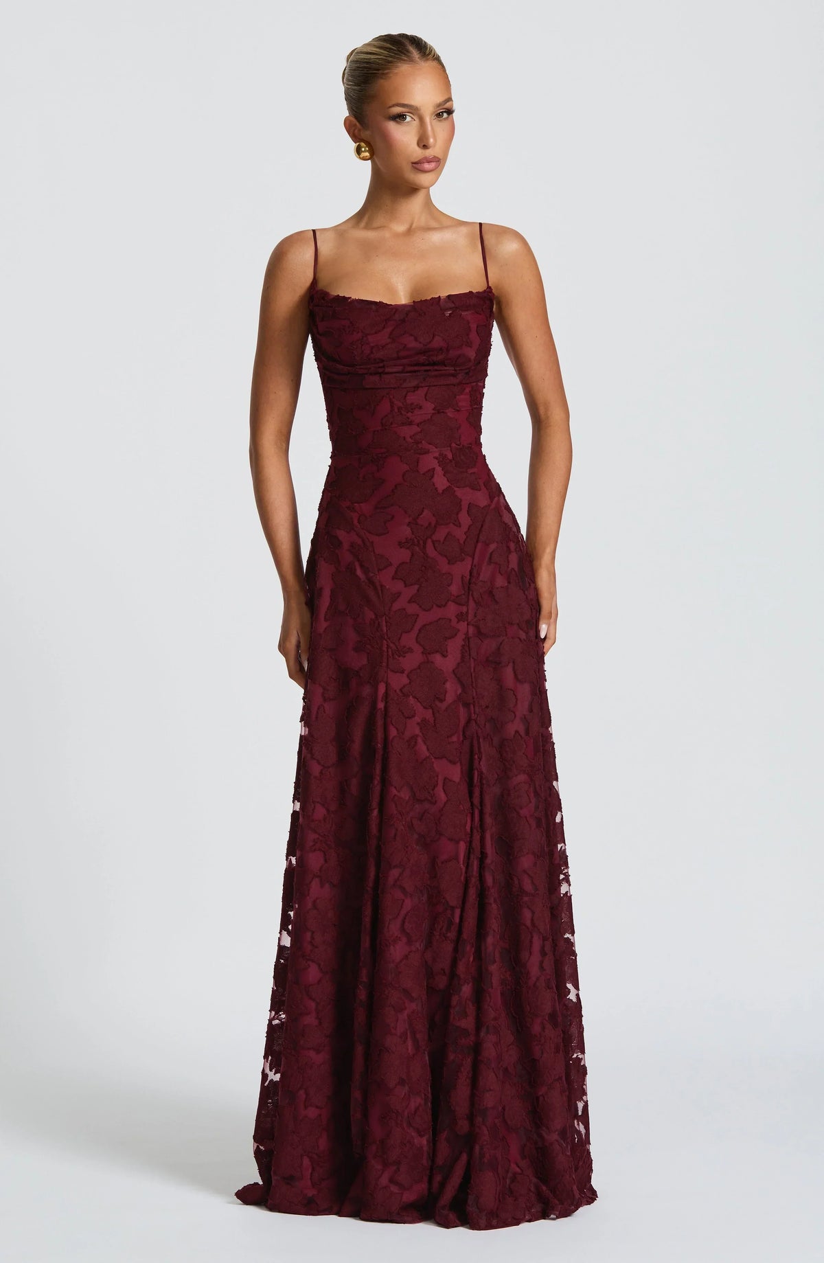 Melanie | Damen Maxikleid Fließend Elegant Zeitlos Sommer