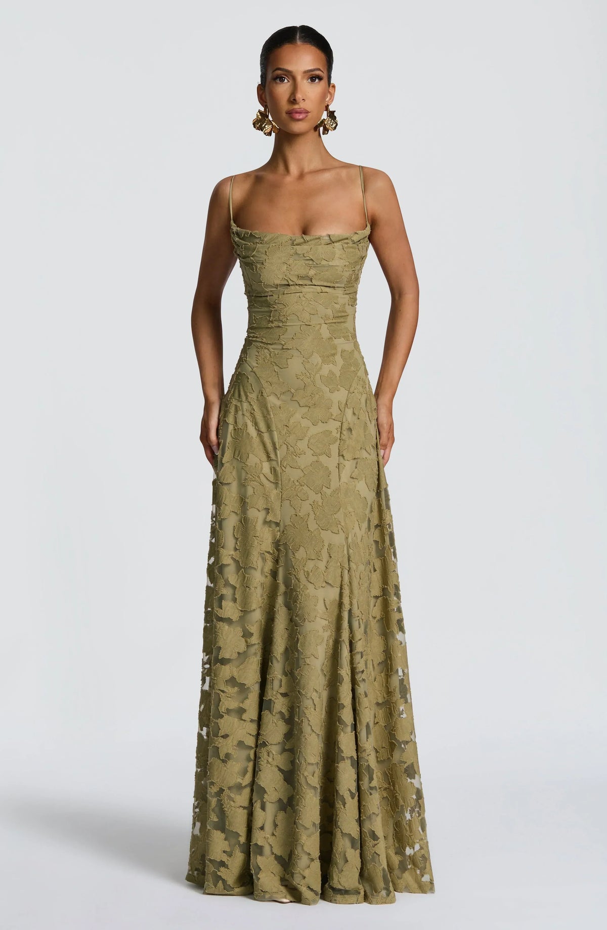 Melanie | Damen Maxikleid Fließend Elegant Zeitlos Sommer