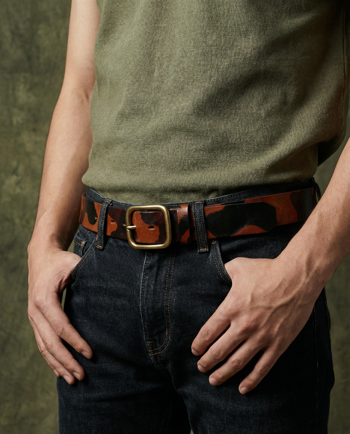 Anton | Eleganter Rindsleder Gürtel klassisch