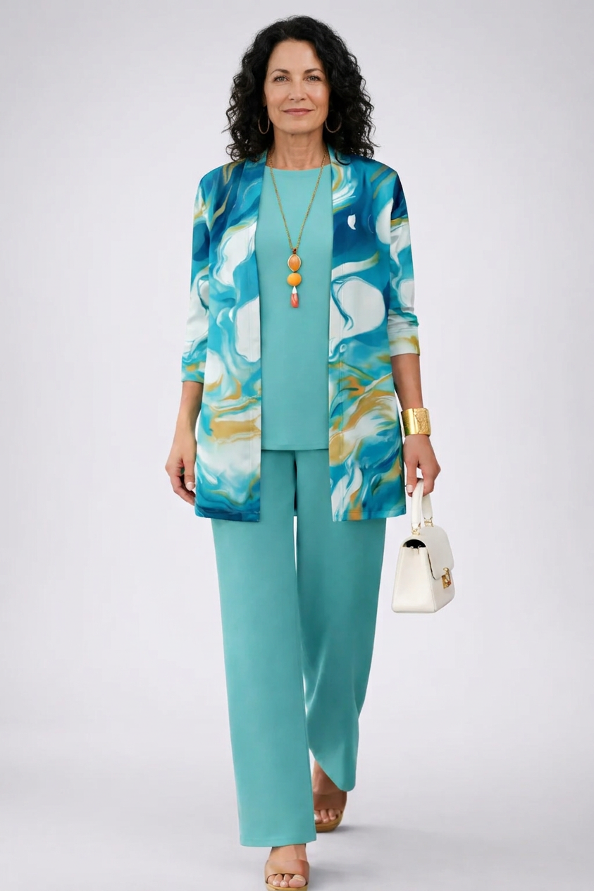 Galena | Elegantes 3-teiliges Casual-Set