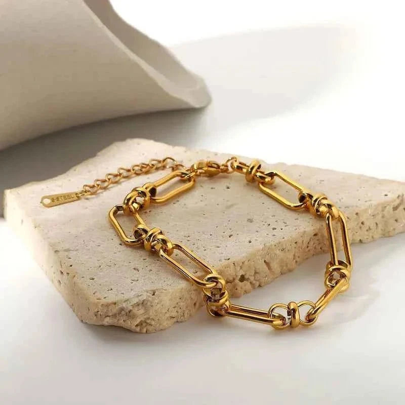 Gliederarmband Gold