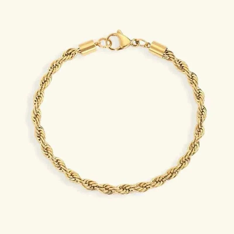 Goldenes Kettenarmband