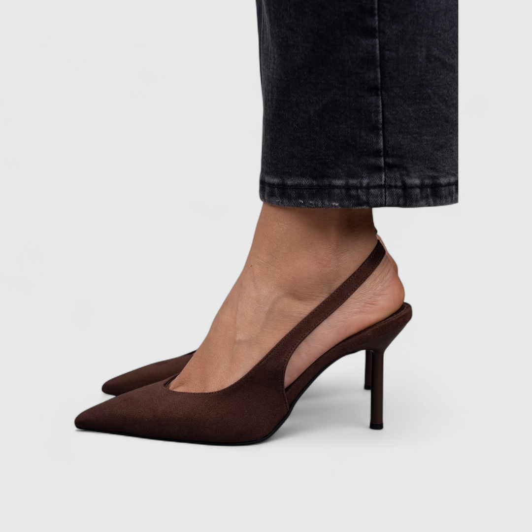 Aniya – Pumps Mit Spitzer Zehenpartie Und Fersenriemen