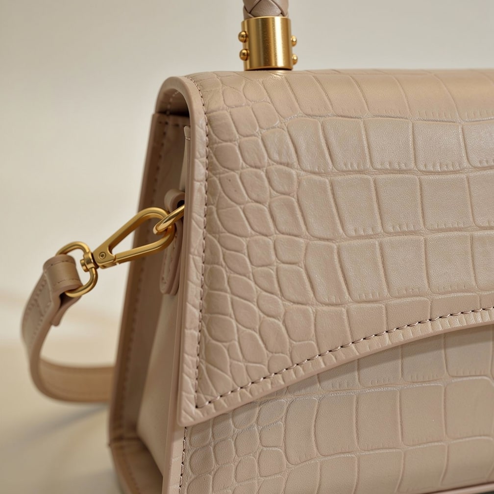 Damen Handtasche mit Griff und Schulterriemen