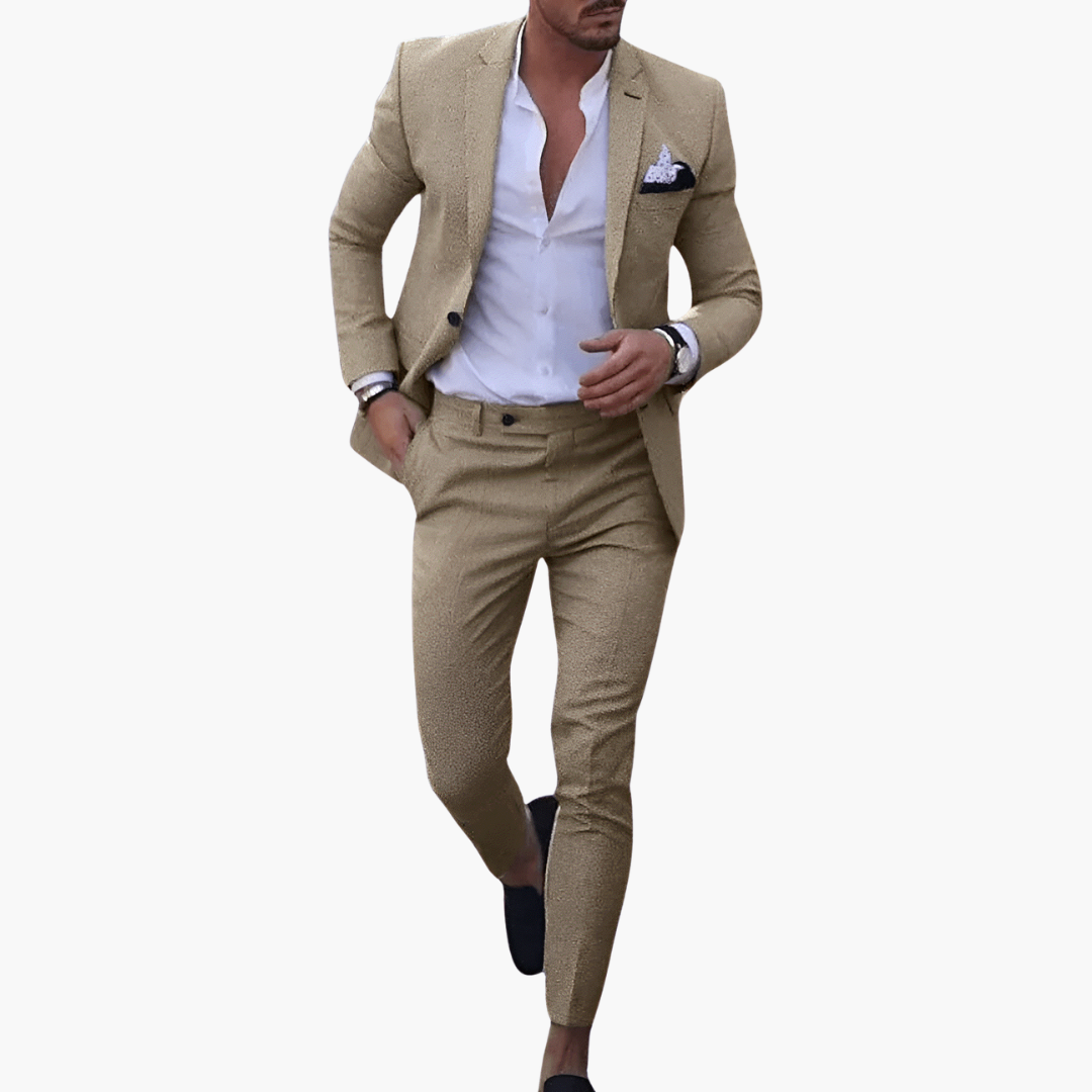 Heinrich | Herren Navy Slim Fit Anzugset