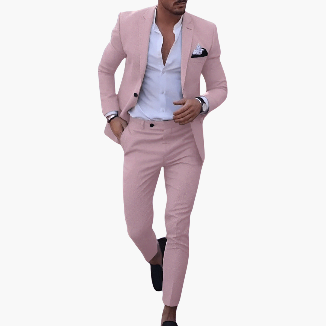 Heinrich | Herren Navy Slim Fit Anzugset