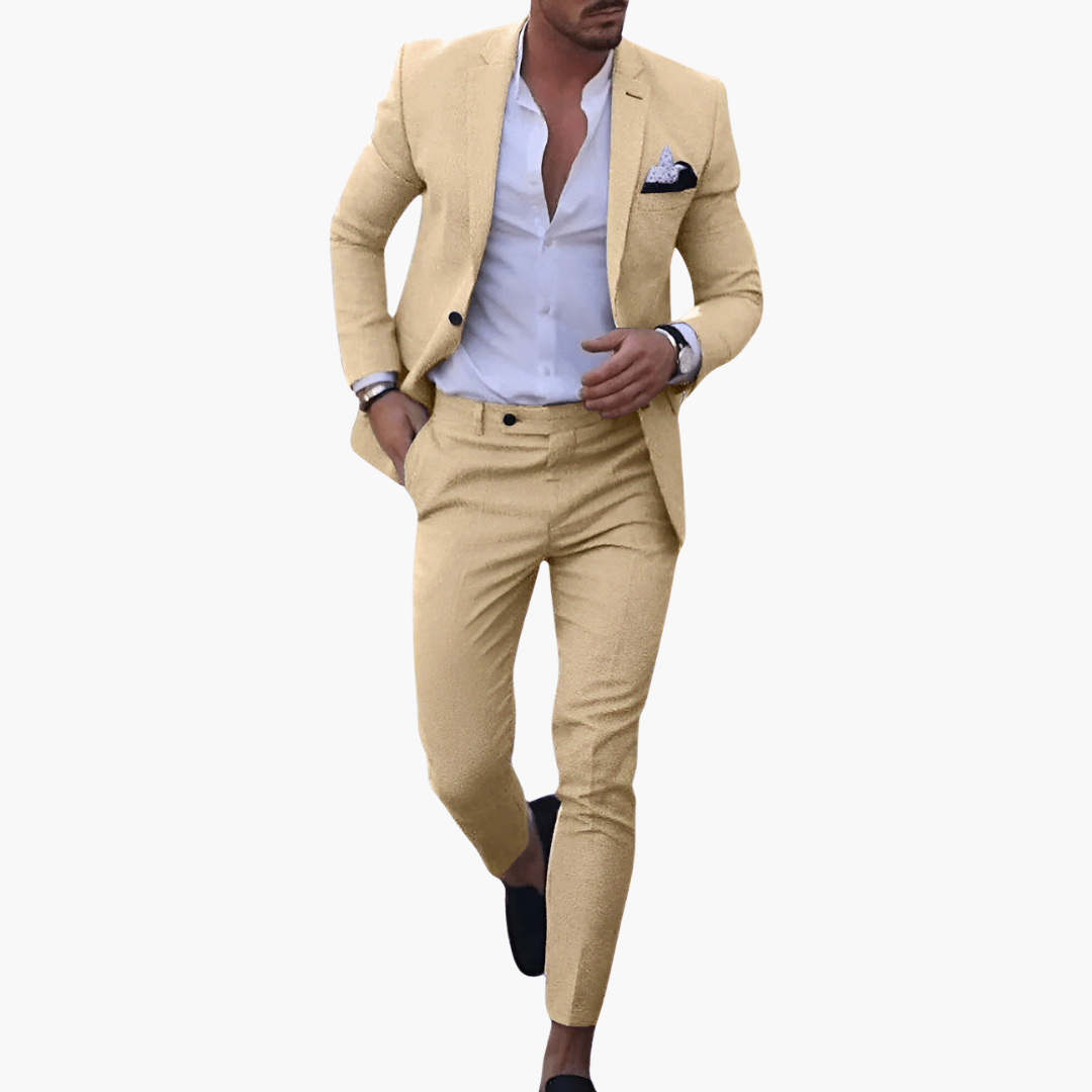 Heinrich | Herren Navy Slim Fit Anzugset