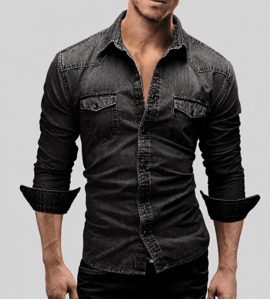 Hemd Herren Langarm Slim Fit