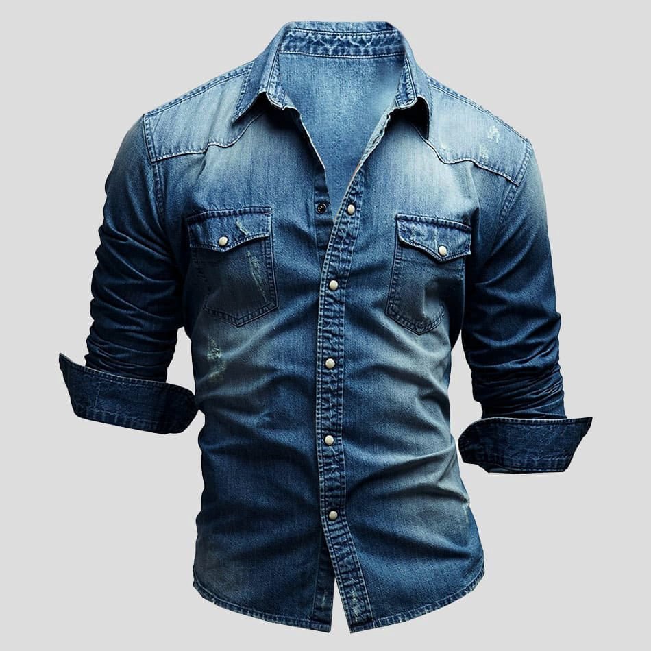 Hemd Herren Langarm Slim Fit