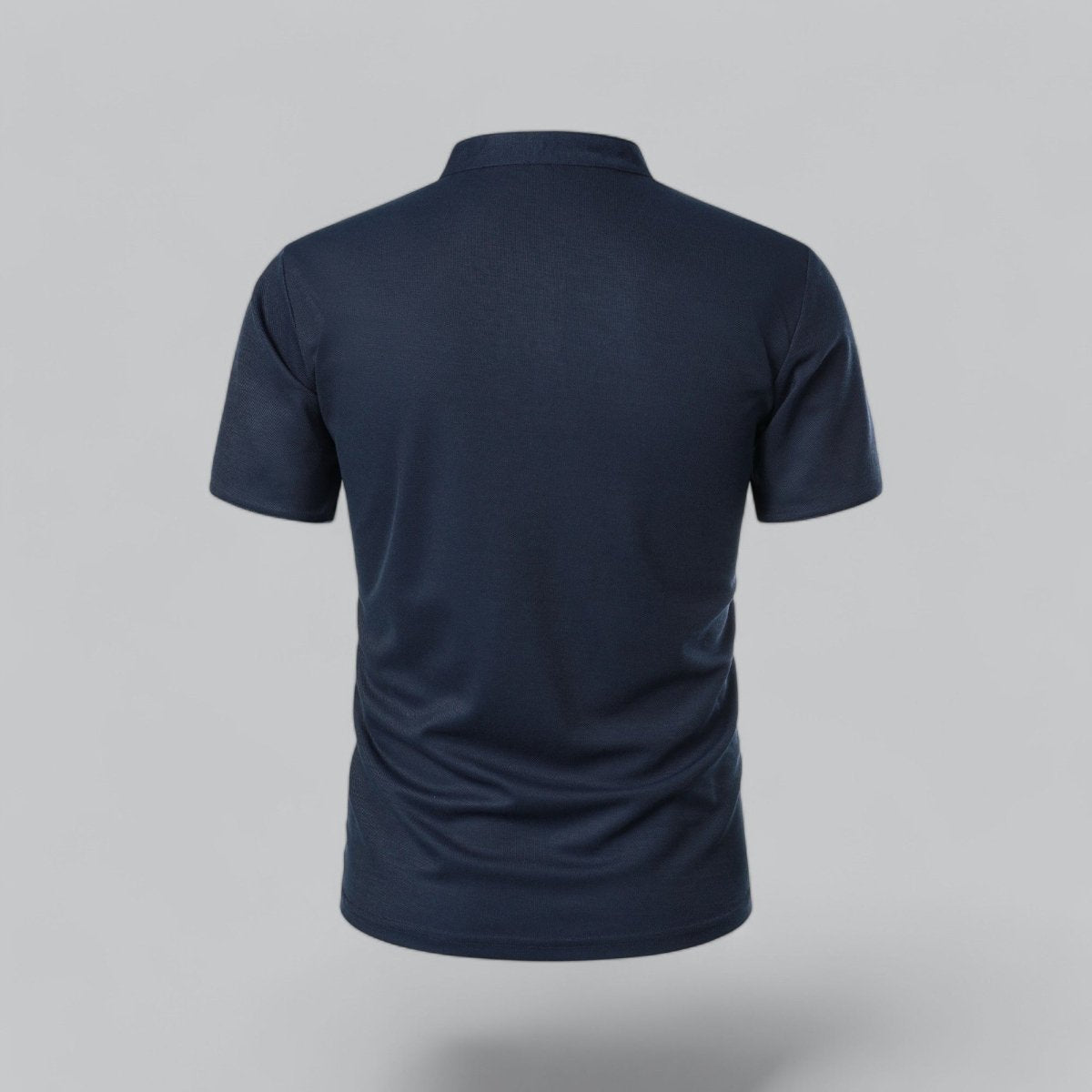 Henley T-Shirt Herren Kurzarm Stehkragen