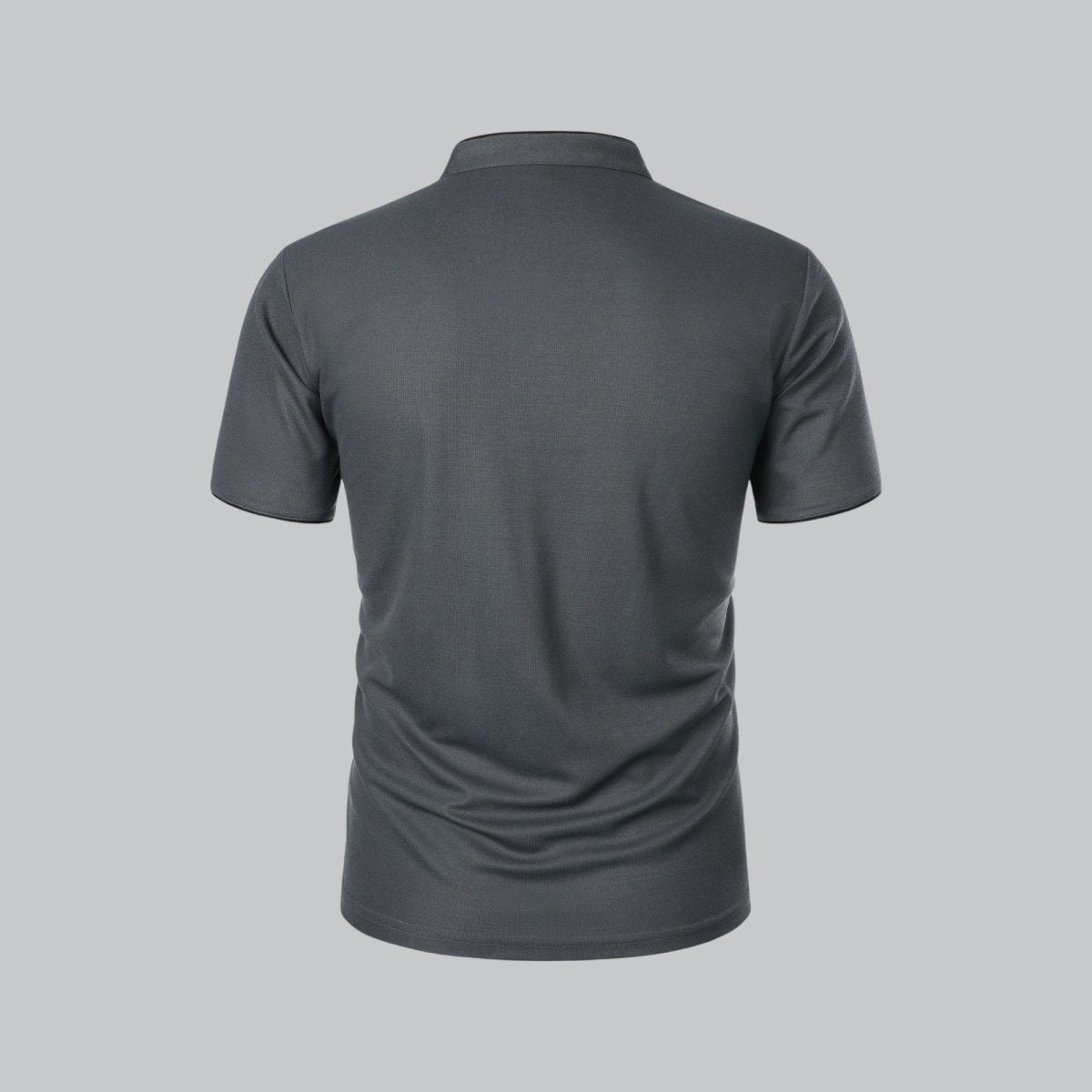 Henley T-Shirt Herren Kurzarm Stehkragen