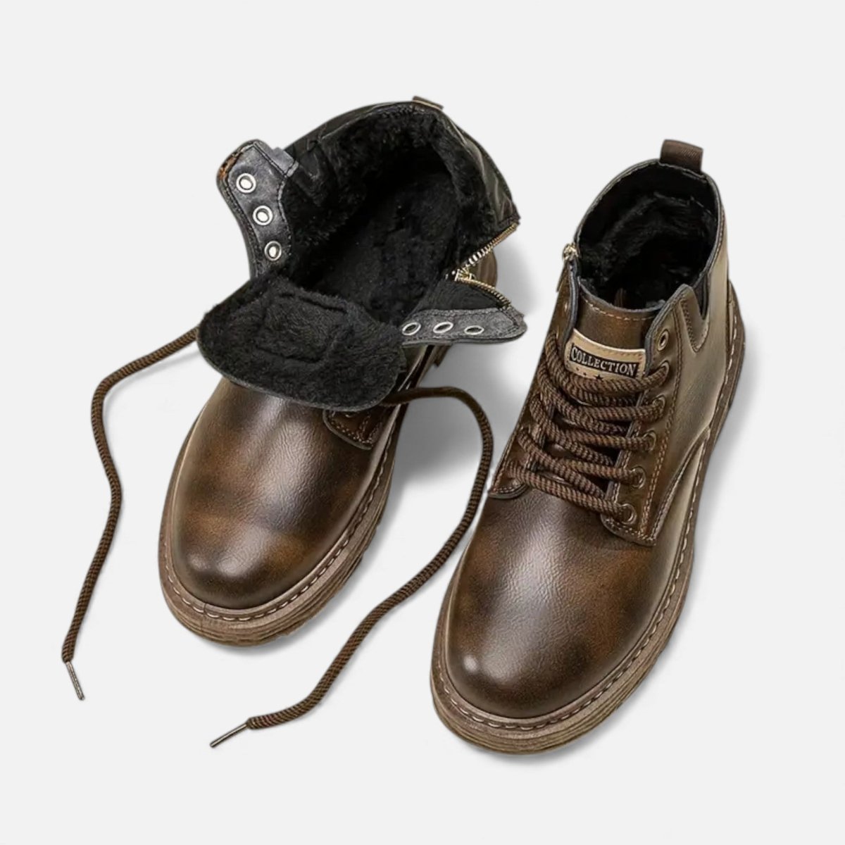 Herren Boots mit Profilsohle Robust