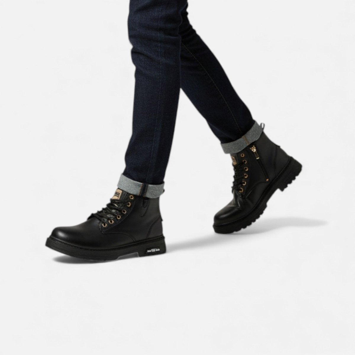 Herren Boots mit Profilsohle Robust