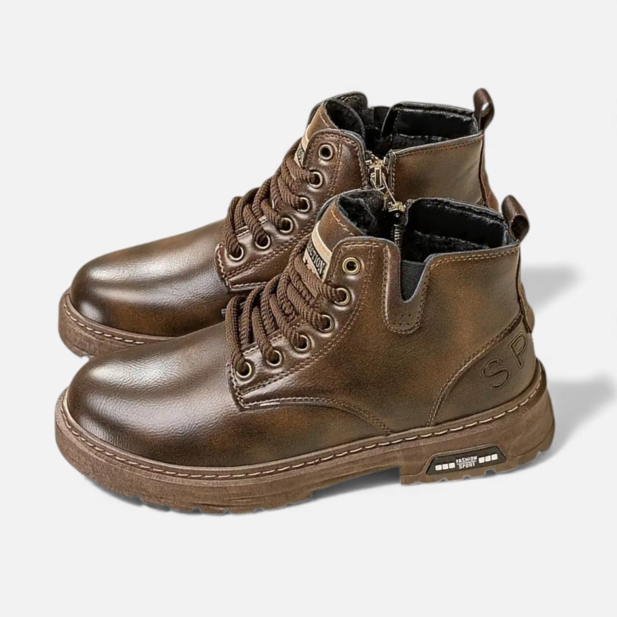 Herren Boots mit Profilsohle Robust