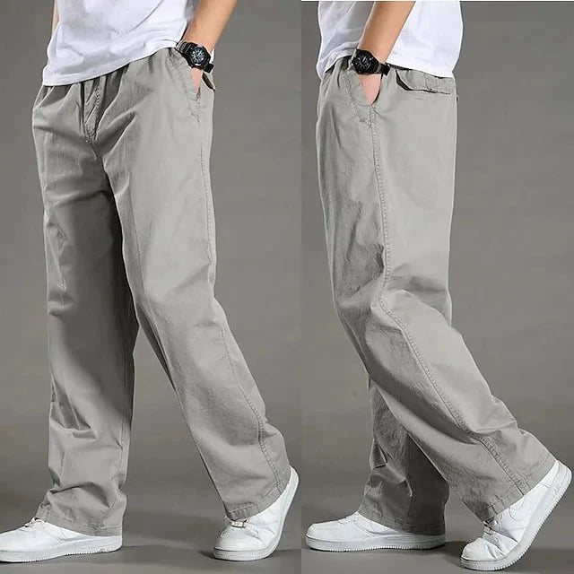 Herren Cargo Hose Loose Fit mit Gummibund