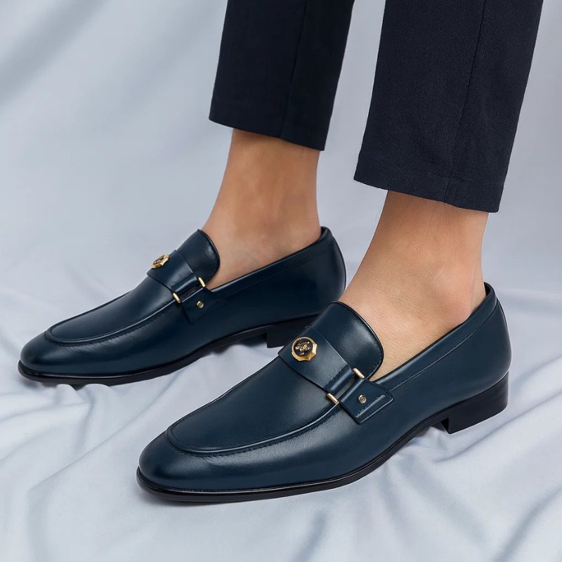 Maximilian | Herren Leder Loafer Business Slipper Italienisches Leder