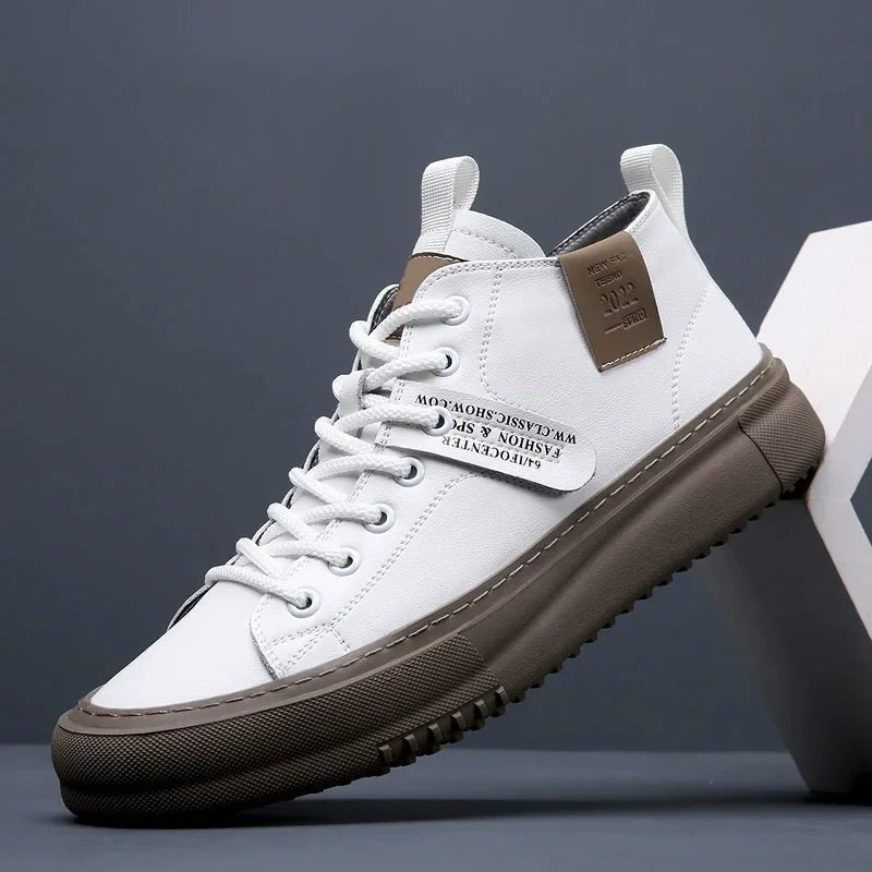 Sebastian | Herren Leder Sneakers Premium Rindsleder Ergonomisch