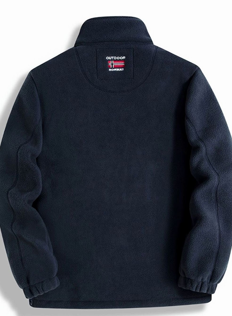 Maximilian | Herren Outdoor Fleece-Jacke mit Reißverschluss Stehkragen Wärmend
