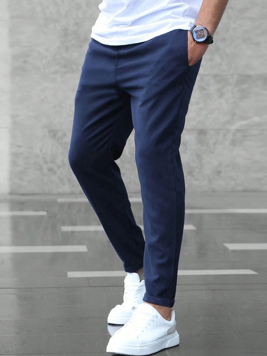 Julian | Herren Slim-Fit Jogger-Chino Hose mit Kordelzug