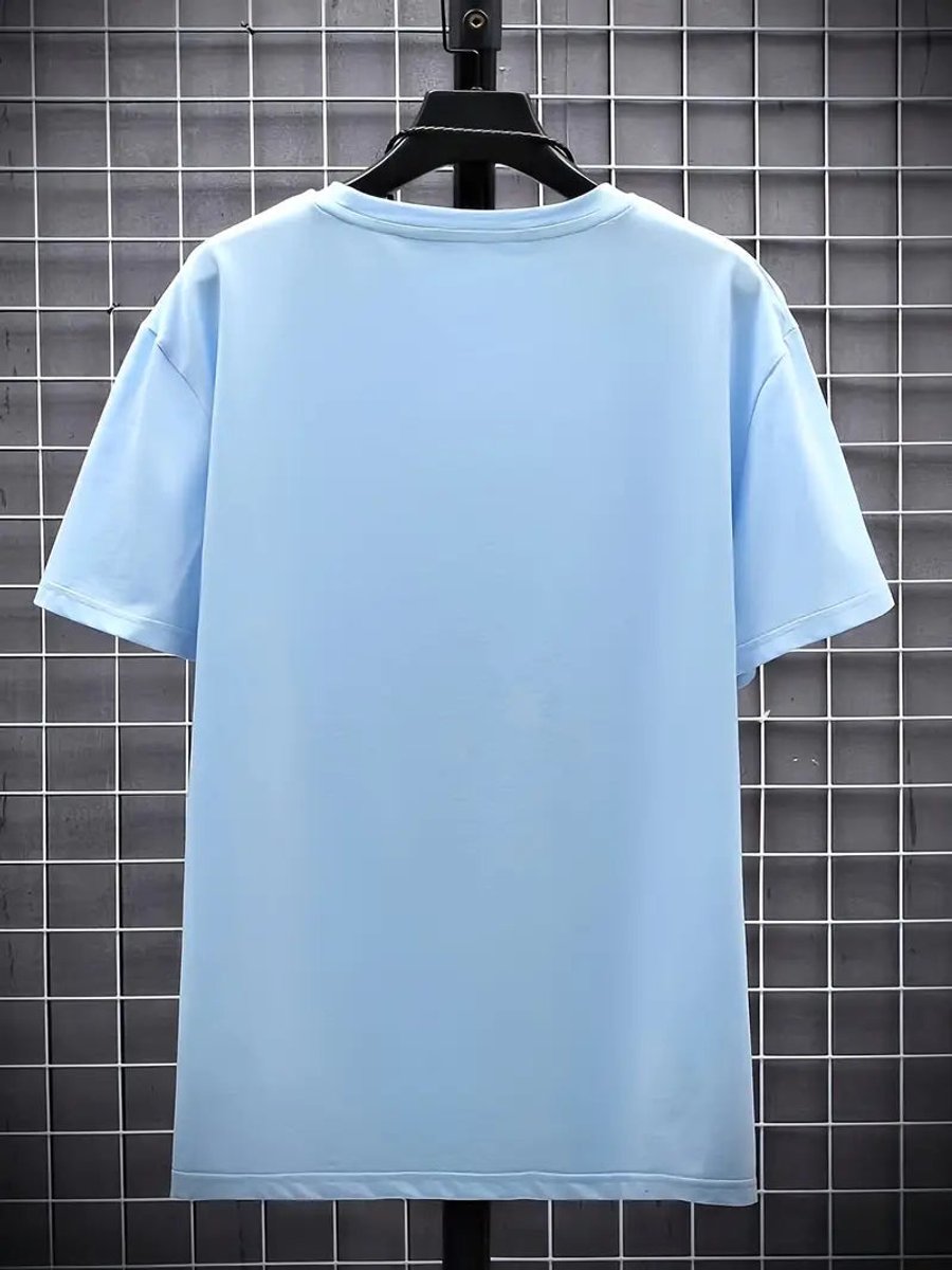 Christian | Herren Slim-Fit V-Ausschnitt Kurzarm T-Shirt