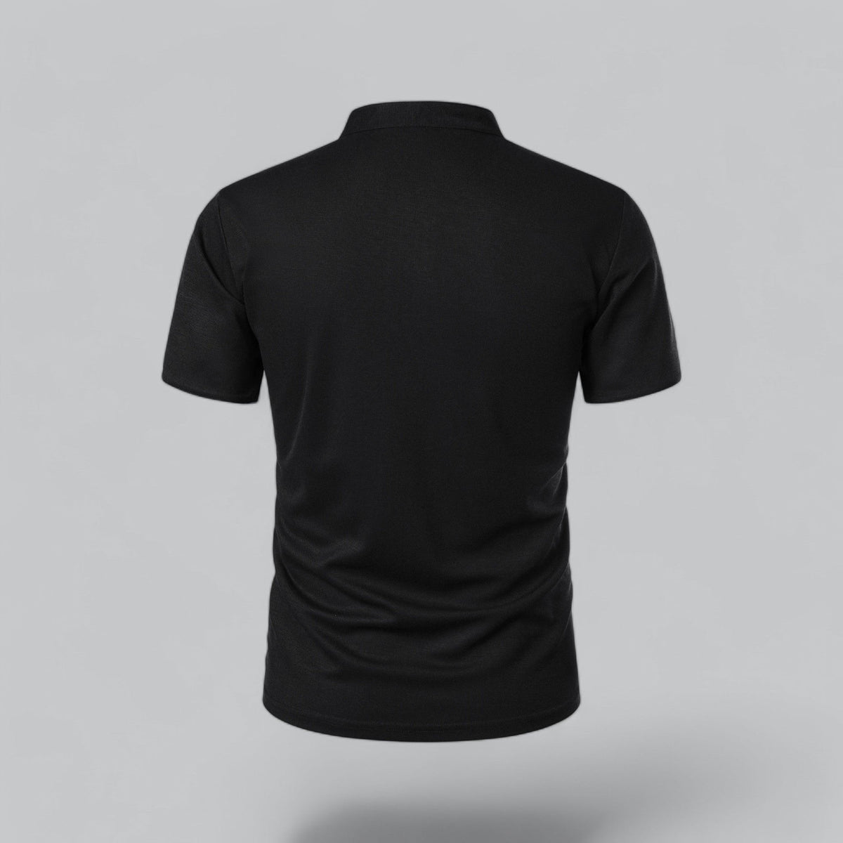 Julian | Herren Stehkragen Baumwoll Kurzarm Polo-Shirt