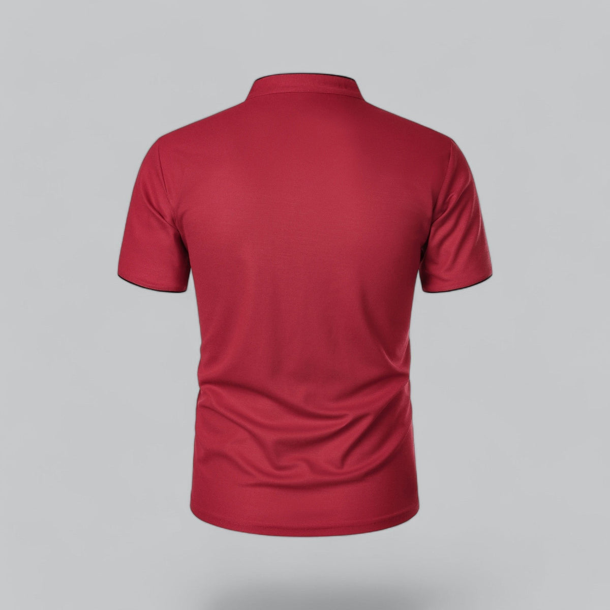 Julian | Herren Stehkragen Baumwoll Kurzarm Polo-Shirt