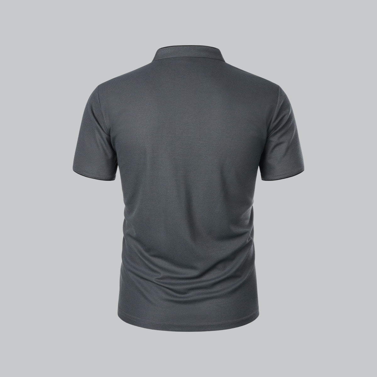 Julian | Herren Stehkragen Baumwoll Kurzarm Polo-Shirt