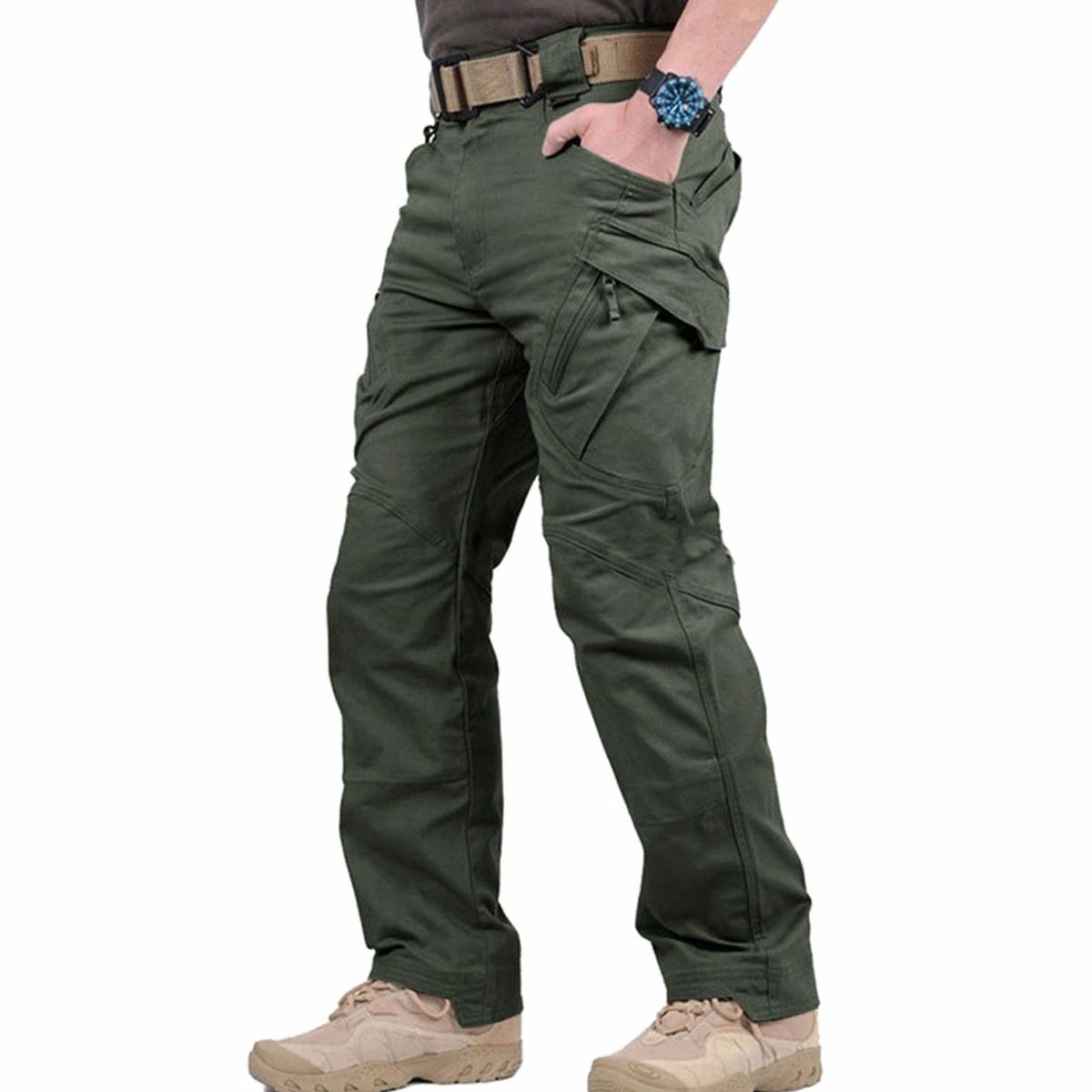 Felix | Herren Tactical Cargo Hose Outdoor Wandern Mehrtaschen Langbein