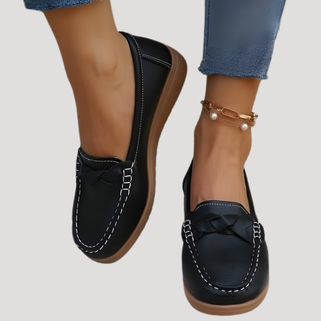 Ilsena | Damen Loafer Flach Slip-on Mokassin