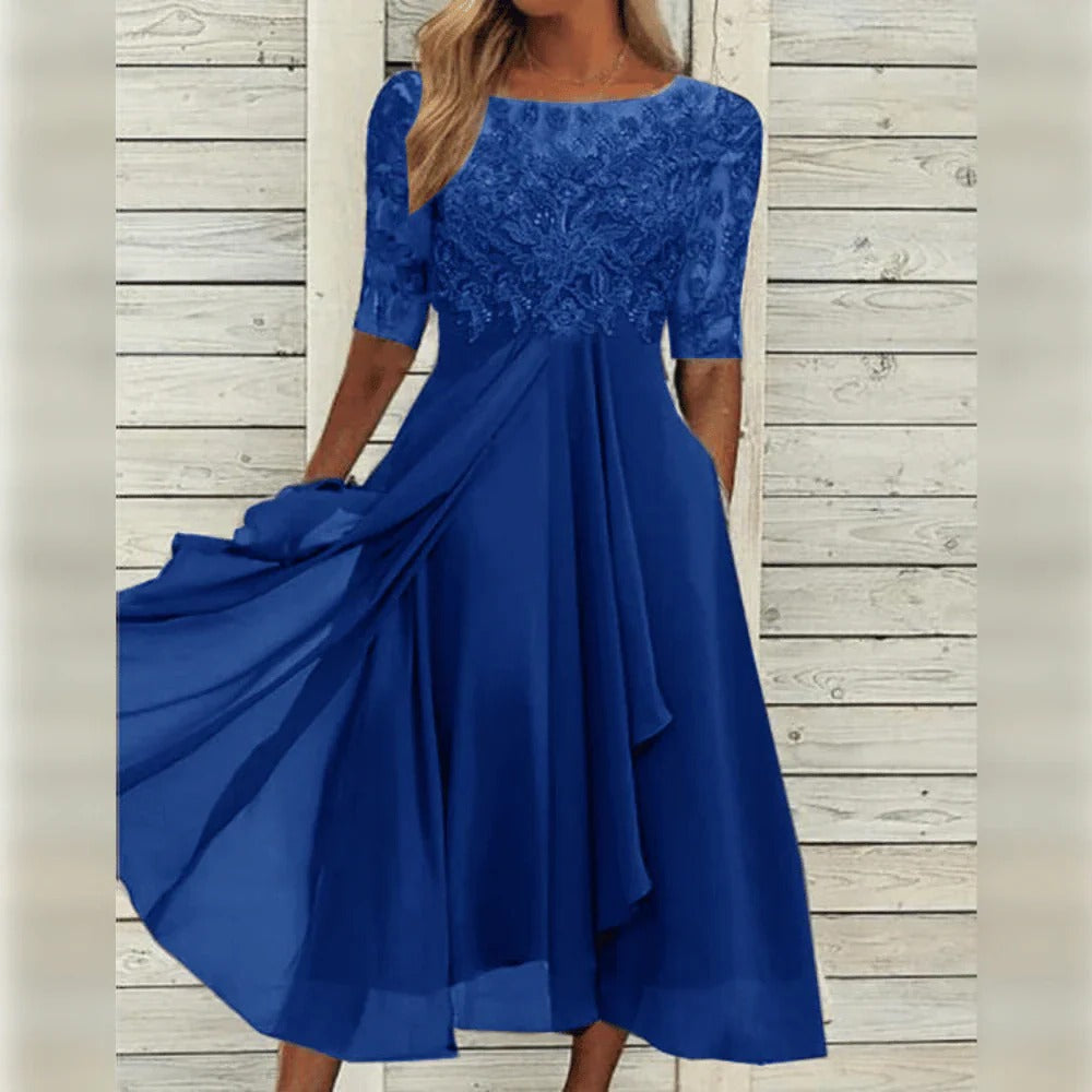 Lieselotte | Damen Festliches Abendkleid Hochzeitsgesellschaft – Festkleid Hochzeit 2026