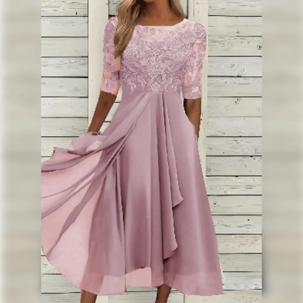Lieselotte | Damen Festliches Abendkleid Hochzeitsgesellschaft – Festkleid Hochzeit 2026