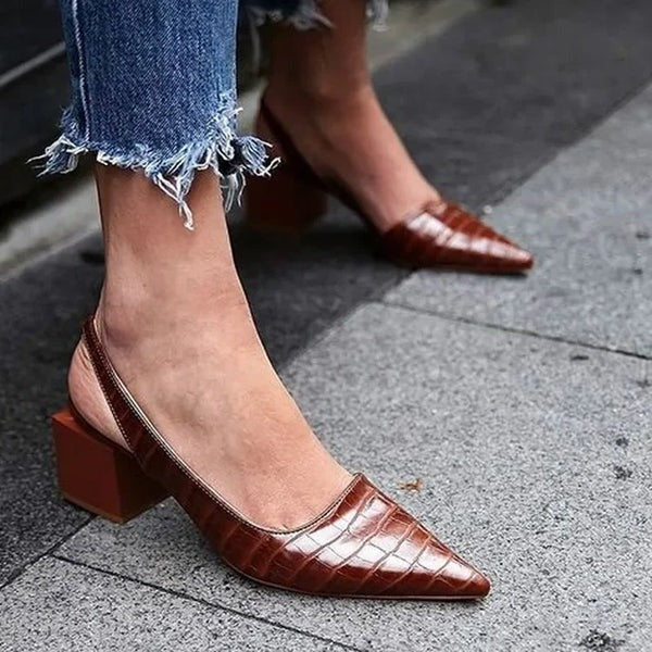 Johanna | Damen Pumps Blockabsatz Fußgewölbestütze – Komfort Pumps Stützend 2026