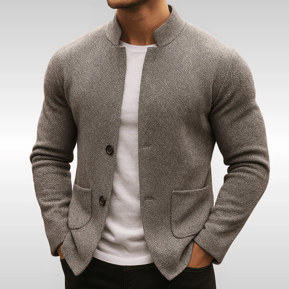 Vornick - Strukturierter Strickblazer