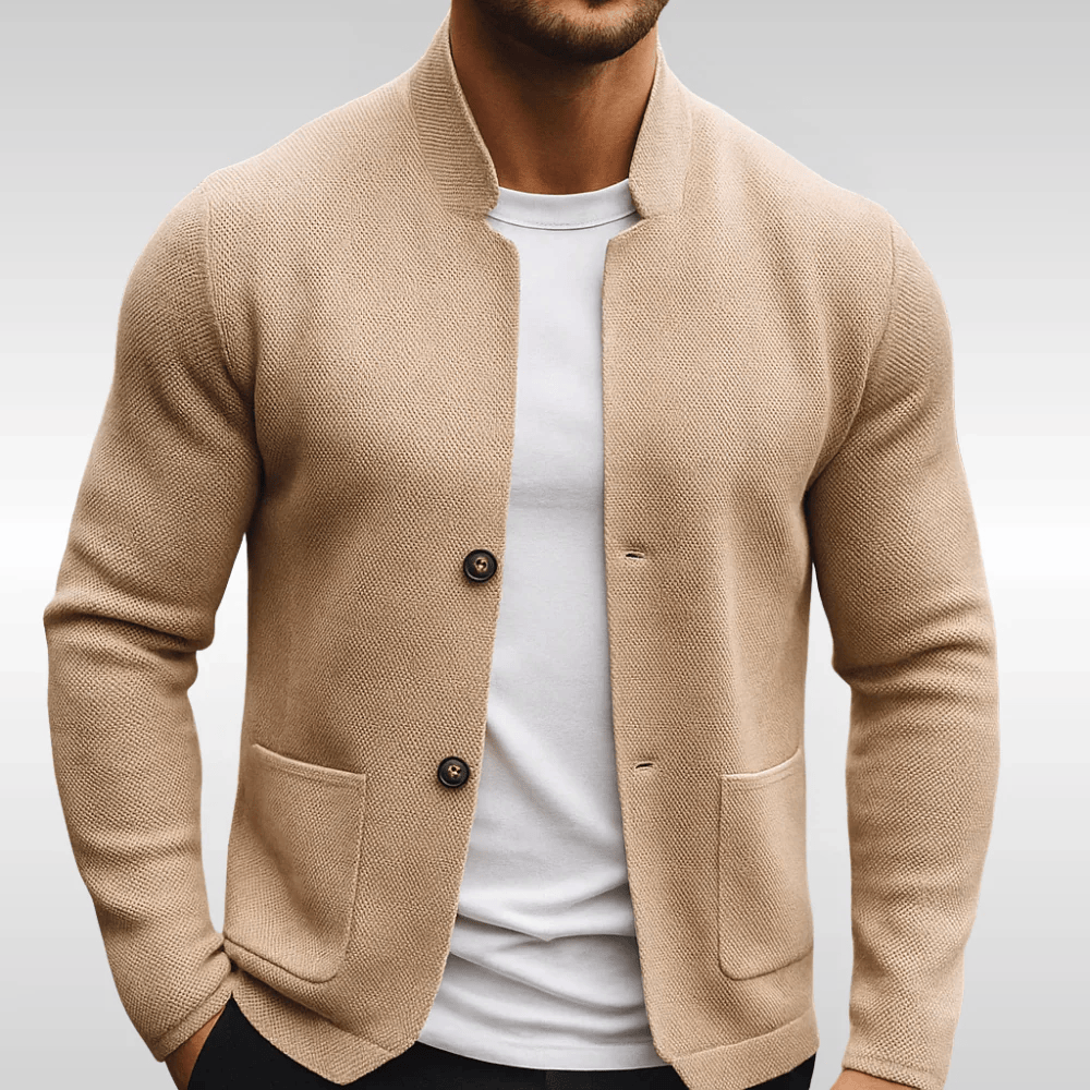 Vornick - Strukturierter Strickblazer