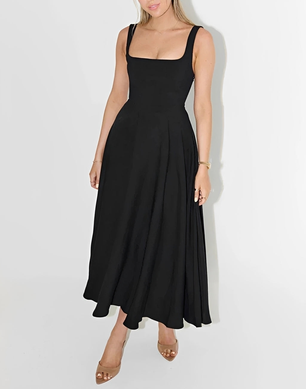 Shelley - Ärmelloses Midikleid