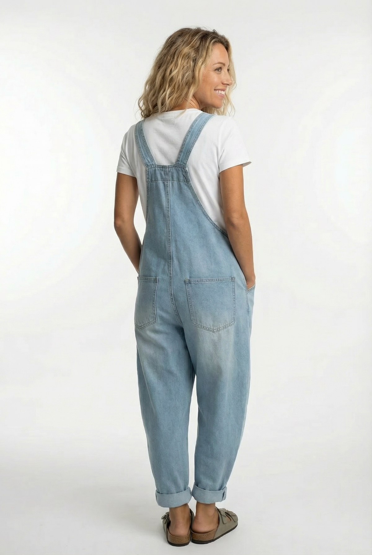 Noelia™ - Vielseitiger verstellbarer Schnallen-Jeansoverall