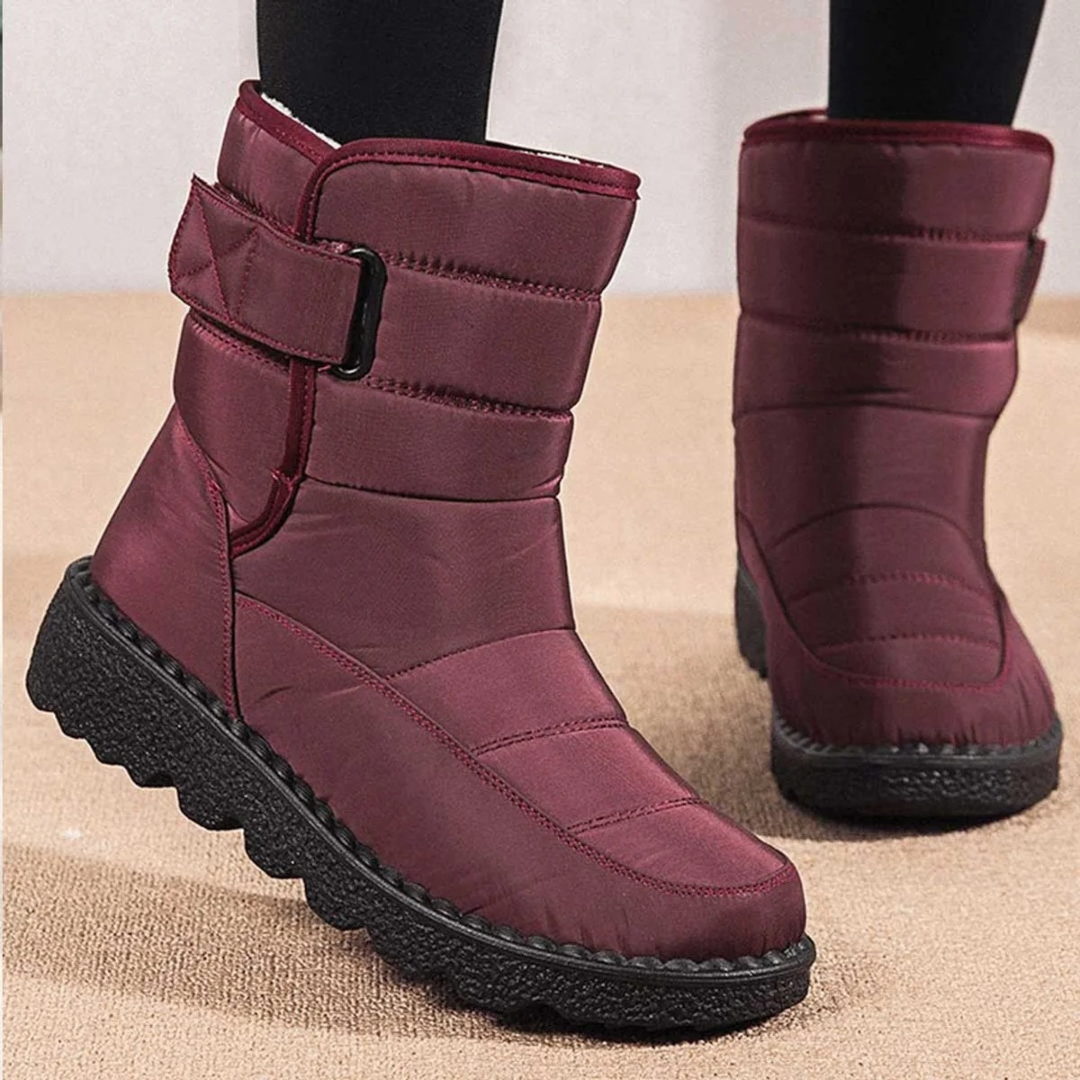 Isolde | Damen Orthopädische Gefütterte Stiefeletten mit Komfort Design und Stabiler Sohle