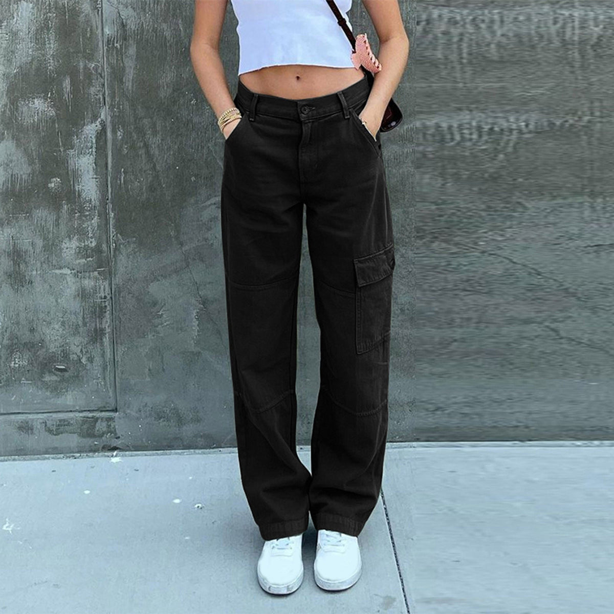 Marta | Damen Leinen Cargo Hose – Leinenhose Cargo Lässig für Alltag 2026